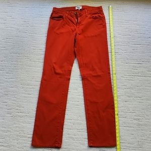 Pre-owned men's PAIGE Normandie Jeans Red 32